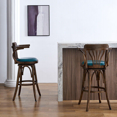 Outdoor Pub Bar Stools With Backs Luxury Wooden High Chair British Style