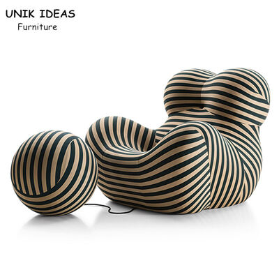 Ball Shaped Single Seater Lounge Chair Couch Lazy Floor 102x95x38cm