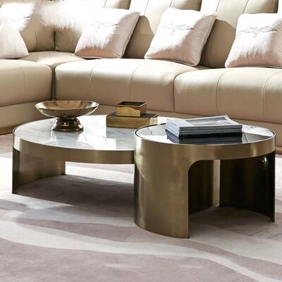 70x70cm sitting room bedroom Luxury Center Tables circle Decoration