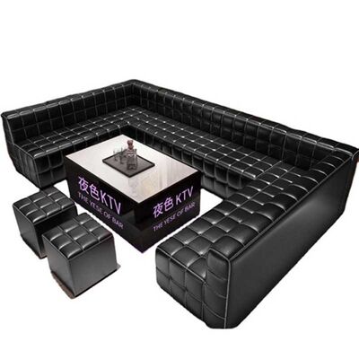 Bom preço O plutônio longo do banco do clube noturno cobre a cabine da tira do Vip que assenta a mobília da barra de KTV on-line