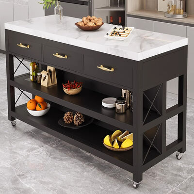 Bom preço Wholesale Kitchen Restaurant Dining Side Table Storage Cabinet Backup Dining Table on-line