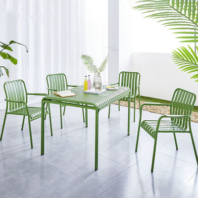 Bom preço Aluminum Metal Patio Terrace Balcony Leisure Chair and Table Set Outdoor Armchairs on-line