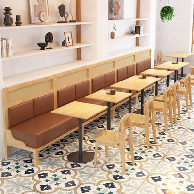 Bom preço Customized New Design Woven Rattan Chair and Sofa Plywood Table Restaurant Cafe Sets on-line
