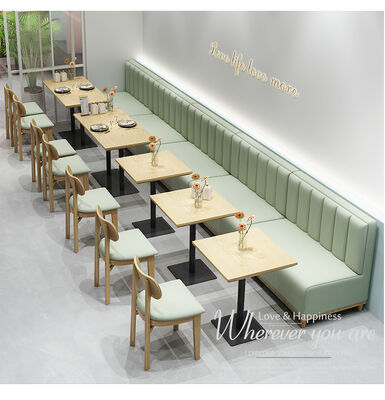 Bom preço Modern Restaurant Furniture Stylish Western Restaurant Sofa and Chair on-line