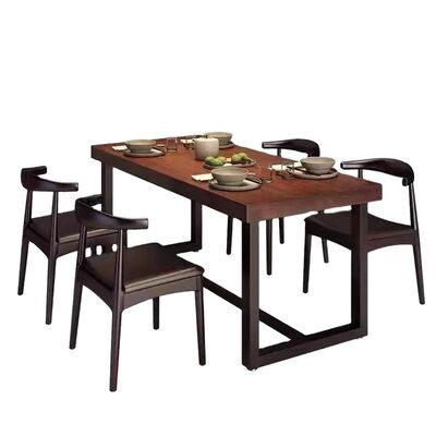 Bom preço Cheap Factory Price Wooden Restaurant Furniture Hamburg Coffee Shop Table on-line