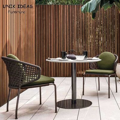 Bom preço O balcão exterior da mobília da corda moderna das mobílias do jardim do lazer ajustou 60x75cm on-line