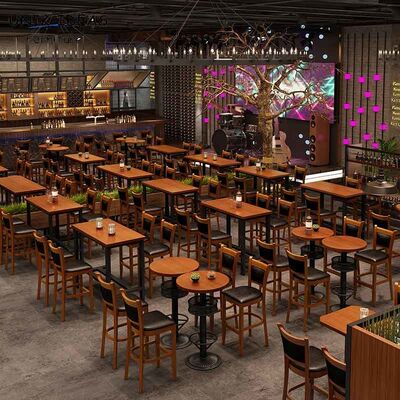 Bom preço A barra dos restaurantes do café da manhã apresenta a música alta moderna exterior do tamborete que janta 65cm on-line