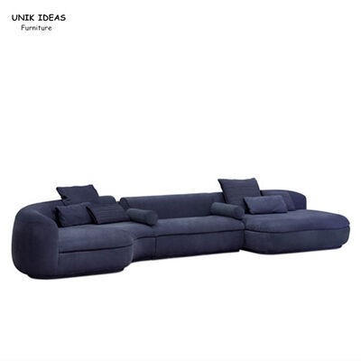 Bom preço Grupo estofado Blue Velvet de couro de Sofa Bed Contemporary Leather Couch on-line