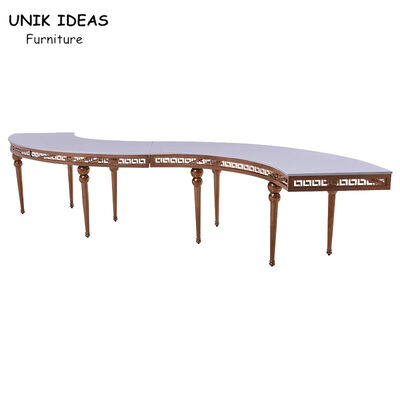 Bom preço Partido circular do aninhamento Hall Round Banquet Foldable Table de aço inoxidável on-line