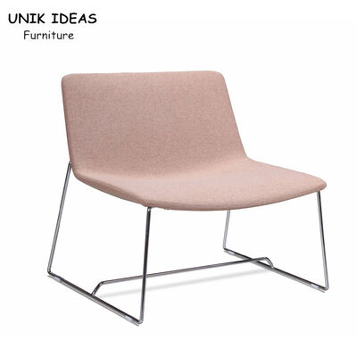 Bom preço Único hotel confortável moderno do acento de Seater Sofa Without Arms Armless Pink on-line