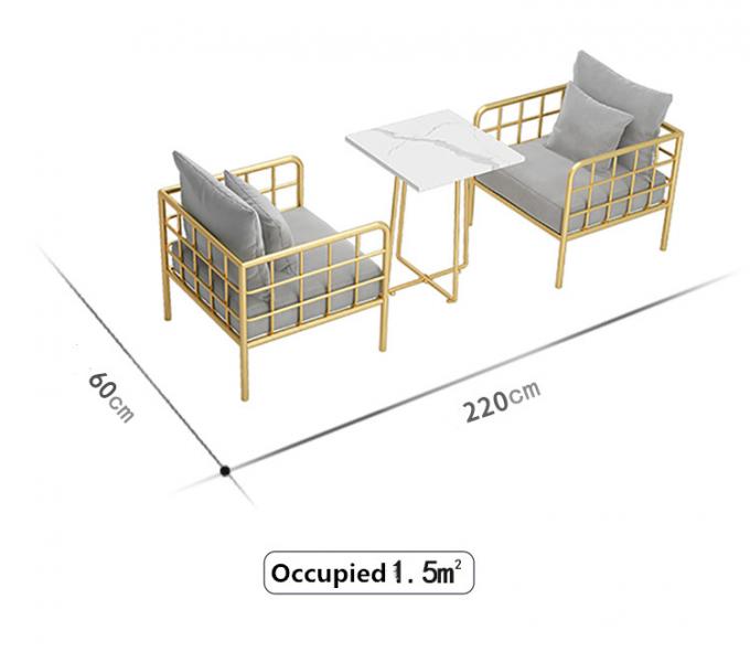 Sofá barato da tabela do bar do café de para dos maquinas da mobília do restaurante do Ins para 4 pessoas